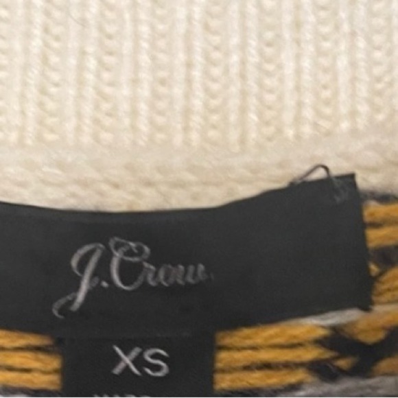 J.Crew Fair Isle Rollneck Sweater in Candlelight Multi XS - Picture 4 of 5